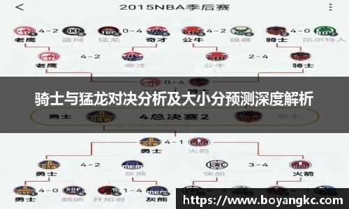 骑士与猛龙对决分析及大小分预测深度解析
